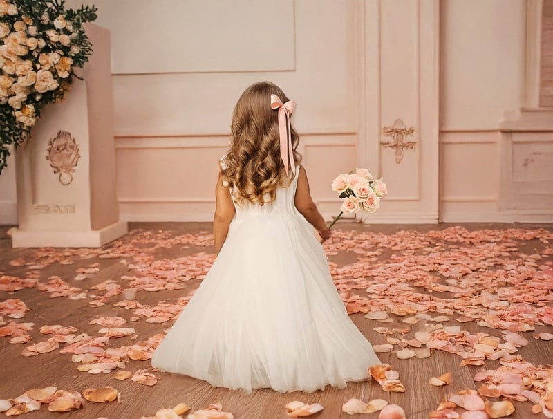 Bride in an Elegant Wedding Gown